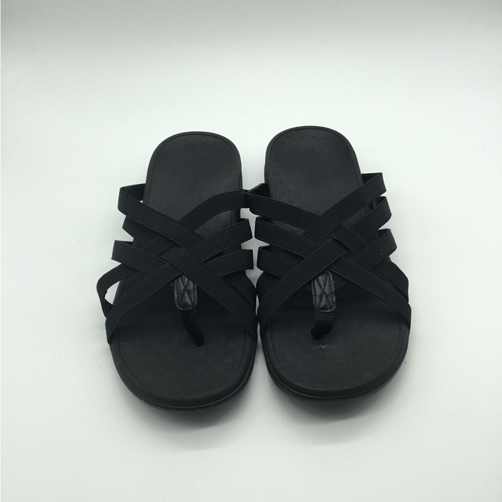Vionic Tia Woven Stretch Thong Flip Flop Sandals